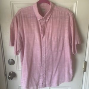 Haggar Men’s Red Lightweight Summer Shirt - Sz L